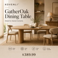 KOVENLI™ GatherOak Dining Table